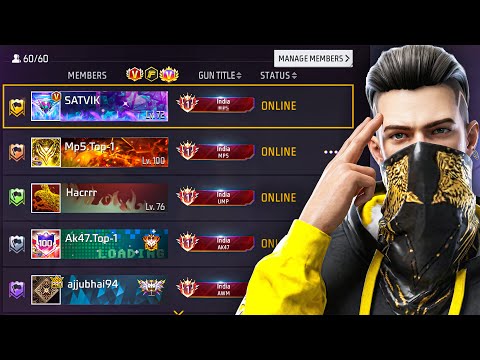 I JOINED RAREST GUILD OF FREE FIRE