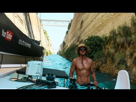 Our Journey through the Famous Corinth Canal! (Sailing La Vagabonde) Ep. 118