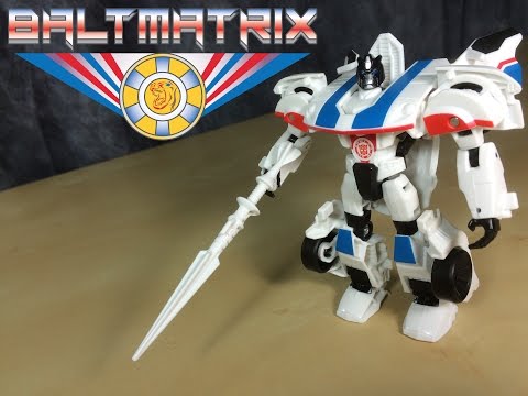 Transformers Robots in Disguise Warrior Class Autobot Jazz Video Review