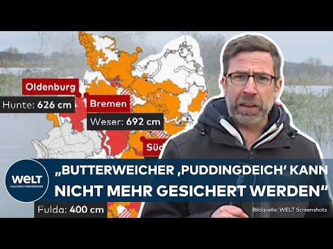 HOCHWASSER IN DEUTSCHLAND: Neuer Dauerregen und mobiler Deich in Oldenburg – Lage bleibt kritisch