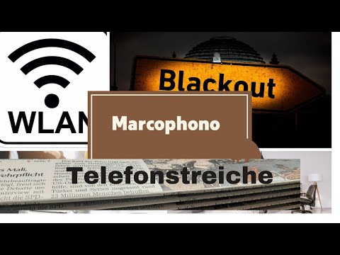 Marcophono : Telefonstreiche Der Blackout ᐅ WLAN ᐅ Zeitungsdieb ᐅ Peinliche Paket 2023