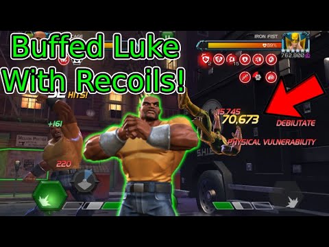 Buffed Luke Cage Damage With Recoils And Boosts! One Change And He Will Be Great! | MCOC
