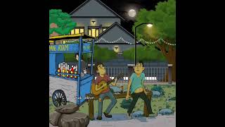 Download lagu Story WA Animasi Bulan Bintang | Animasi Main Gitar mp3