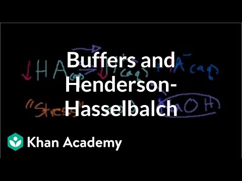 Buffers and Hendersen-Hasselbalch 