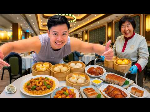 Inside The BEST Luxury Dim Sum Restaurant in Hong Kong 🇭🇰 $120 FEAST!
