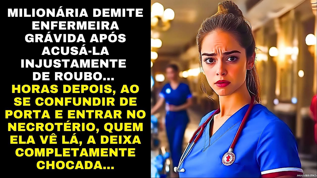 ♦️MILIONÁRIA ACUSA ENFERMEIRA DE ROUBO E A DEMITE, HORAS DEPOIS,AO ENTRAR NO NECROTÉRIO, QUEM ELA VÊ
