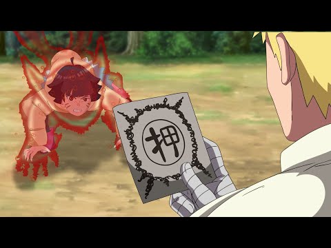Himawari's Jinchuriki chakra activates  - Boruto Episode Fan Animation