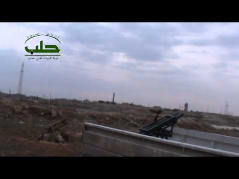 استهداف مقرات النظام بصواريخ محلية الصنع في بلدتي نبل والزهراء في ريف حلب الشمالي من قبل غرفة عمليات تحرير حلب