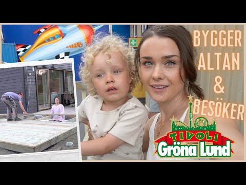 BESÖKER GRÖNA LUND & BYGGER ALTAN | Vlogg