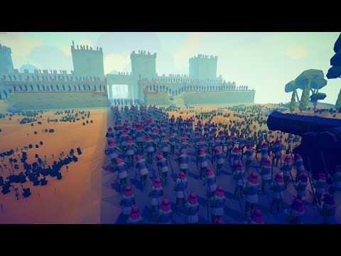 CAN 150x JAPANESE ARMY CAPTURE ENEMY CITY?  - Totally Accurate Battle Simulator TABS