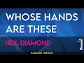 Whose Hands Are These - Neil Diamond (KARAOKE)