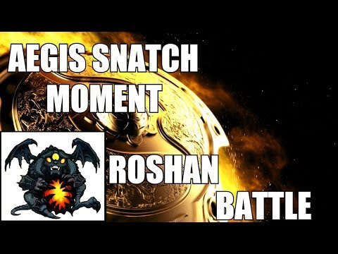 HE SNATCH IT ! ! ! Aegis Steal Roshan Moment in Pro Scenes Dota 2