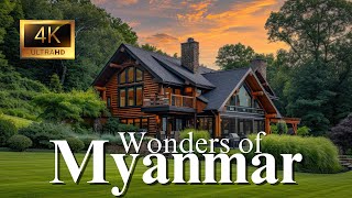 Top 10 • Wonders of Myanmar 4K (Ultra Hd) - MK World 4K