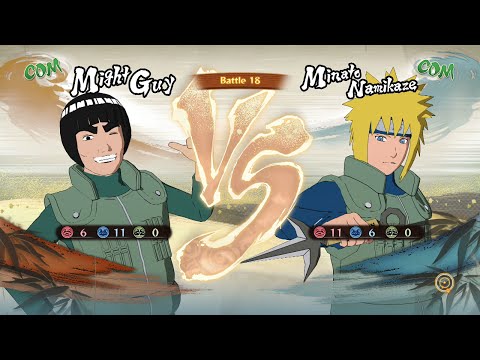 Naruto Shippuden: Ultimate Ninja Storm 4, Might Guy VS Minato Namikaze!