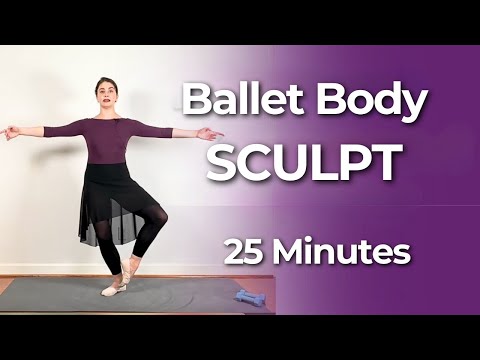 25 Min Ballet Sculpt Workout (Hand Weights, No Barre, At Home)