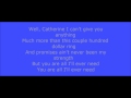Catherine - David Nail (Lyrics On Screen)