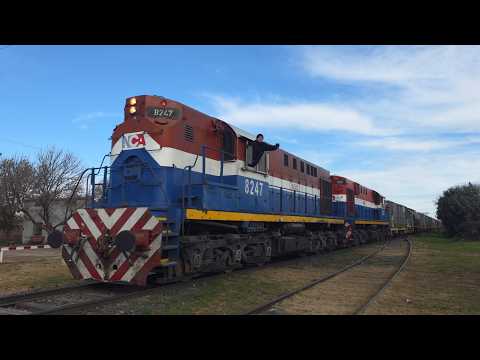 [8K] Tren cargado de NCA con destino a Rosario pasando por Marcos Juárez!!!!!!