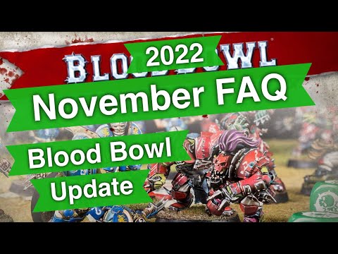 Breaking News - November 2022 Blood Bowl FAQ!! (Bonehead Podcast)