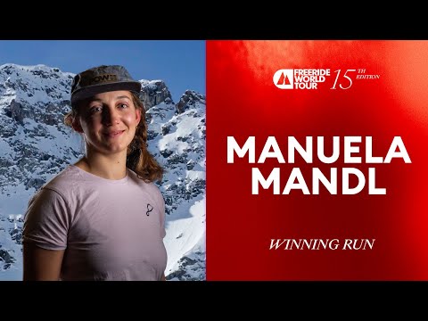 Manuela Mandl Stomping a Big Cliff to Win the Xtreme Verbier