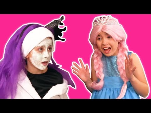 Malice's Bedtime Routine 🛏️ Surprise Princess Sleepover! - Princesses In Real Life | Kiddyzuzaa