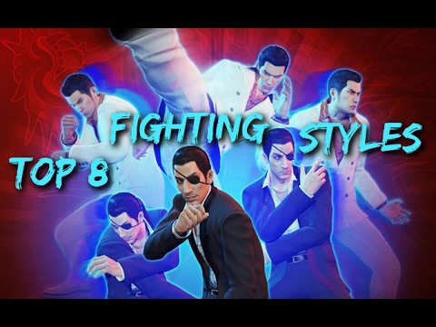 Top 8 Fighting Styles In Yakuza 0 (3K Sub Special)