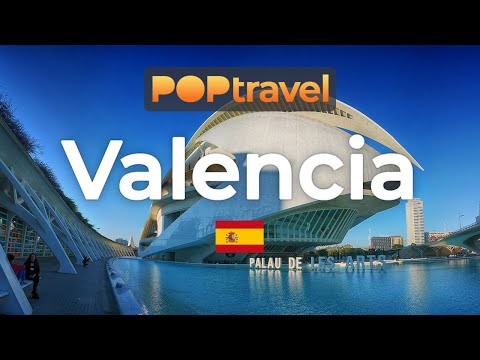 Walking in VALENCIA / Spain 🇪🇸- Beach to Ciudad de las Artes y las Ciencias - 4K 60fps (UHD)