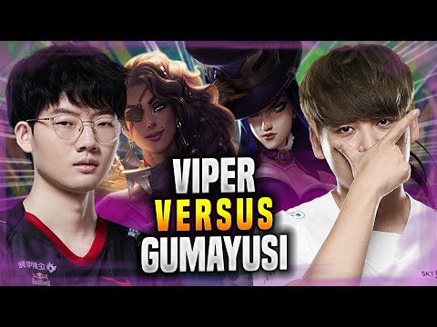 GUMAYUSI vs VIPER! - T1 Gumayusi Plays Caitlyn ADC vs EDG Viper Samira! | Season 2022