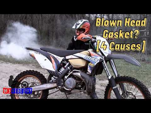 What's A BLOWN Head Gasket & What Causes It On A Dirt Bike?