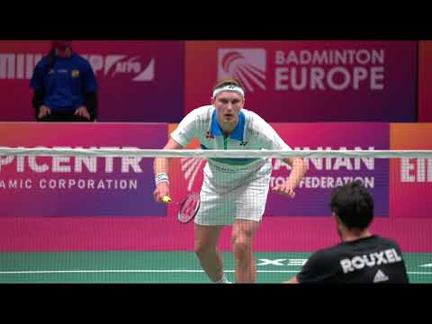 European Badminton Championship 2021 : QUATER FINAL- VIKTOR AXELSEN [1] vs THOMAS ROUXEL