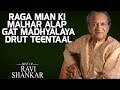 Raga Mian Ki Malhar Alap Gat Madhyalaya Drut Teentaal - Pandit Ravi Shankar | Music Today
