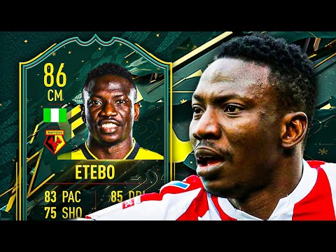 BETTER THAN KANTE?! 😨 86 WINTER WILDCARD ETEBO PLAYER REVIEW! - FIFA 22 Ultimate Team