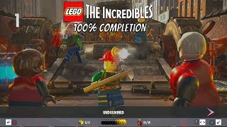 LEGO The Incredibles - 100% Completion - Chapter 1: Undermined (Violet Parr, Fironic Unlocked)