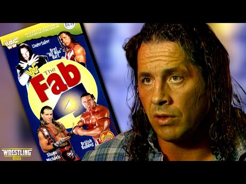 Watching a Bret Hart 1997 Heel Interview (WWF Fab Four)