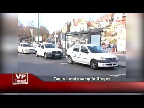 Taxi-ul, mai scump in Brasov