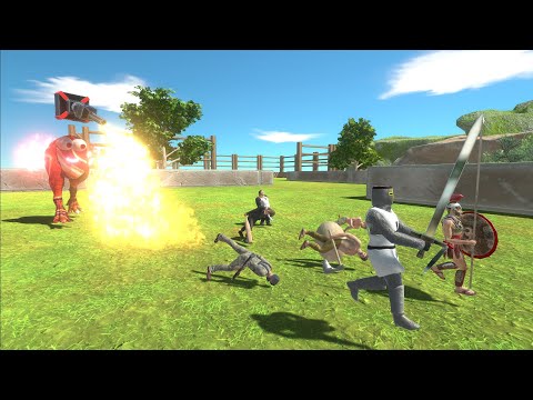 Survival Race - Escape from Fire Monster - Animal Revolt Battle Simulator