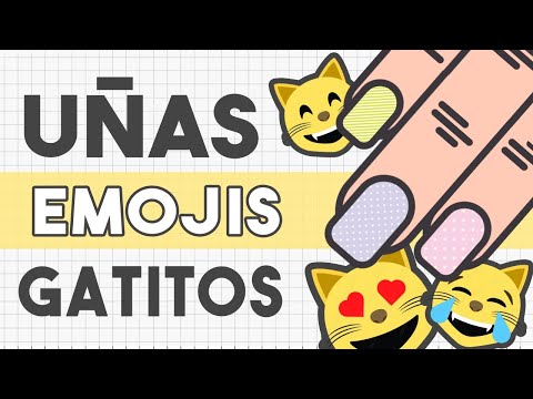 HICE MI MANICURA CON ESTOS EMOJIS: 😺😻😽😹