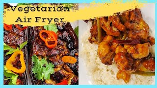 Healthy Vegetarian Air Fryer Recipes  | Ninja Foodi XL Grill and 10 quart Instant Pot Vortex Oven