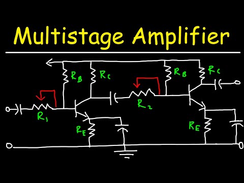 Multistage Transistor Audio Amplifier Circuit