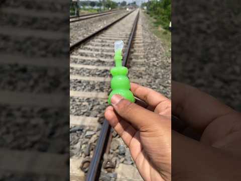 Train vs green jelly 🍏🍏 #shorts #train #green #viral #jelly
