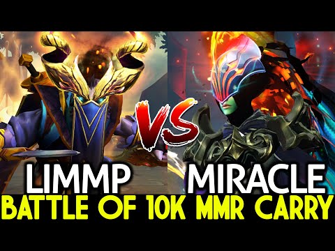 MIRACLE Phantom Assassin VS LIMMP Riki - Battle 10K MMR Carry Dota 2