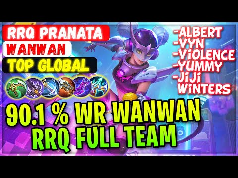 90.1 % Win Rate Wanwan, RRQ Full Team [ Top Global Wanwan ] RRQ PRANATA - Mobile Legends Build