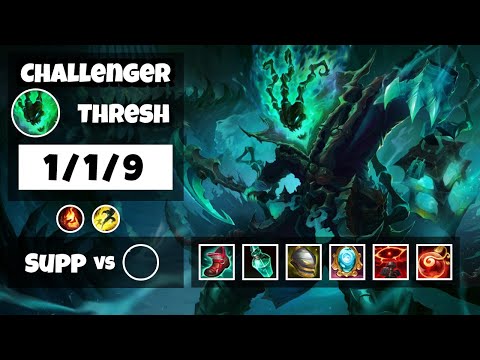Thresh vs Vel'Koz OCE Challenger SUPPORT (1/1/9) - v11.6
