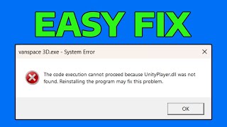 Download the video "How To Fix unityplayer.dll is Missing or Not Found in Windows"