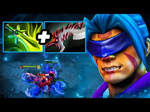 OMG 1000GPM 1550XPM Antimage 38Kills Butterfly + Abyssal Blade Super Carry Farm Machine Dota 2