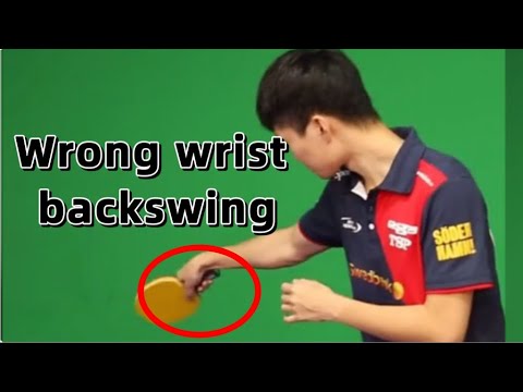 【table tennis】The use of the wrist in forehand looping，from 2 professional pointviews！