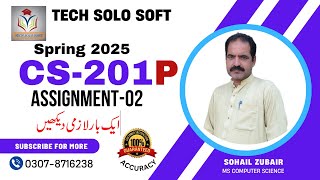 CS201P Assignment 2 Solution Spring 2025 | #CS201P | CS201P Accurate Solution 2025 | TechSoloSoft
