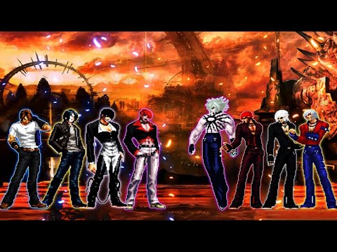 Kyo-Iori Team VS K-Nao Team [Request Match] KOF MUGEN