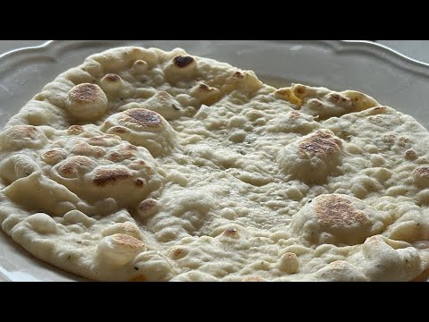 PITA GRECA il famoso pane ellenico cotto in padella ( con poco lievito) #ricetta #pita