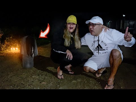 EXPLORAMOS UM BOSQUE ABANDONADO AS 3:00 HORAS DA MANHÃ 😱😱😱 Muito assustador