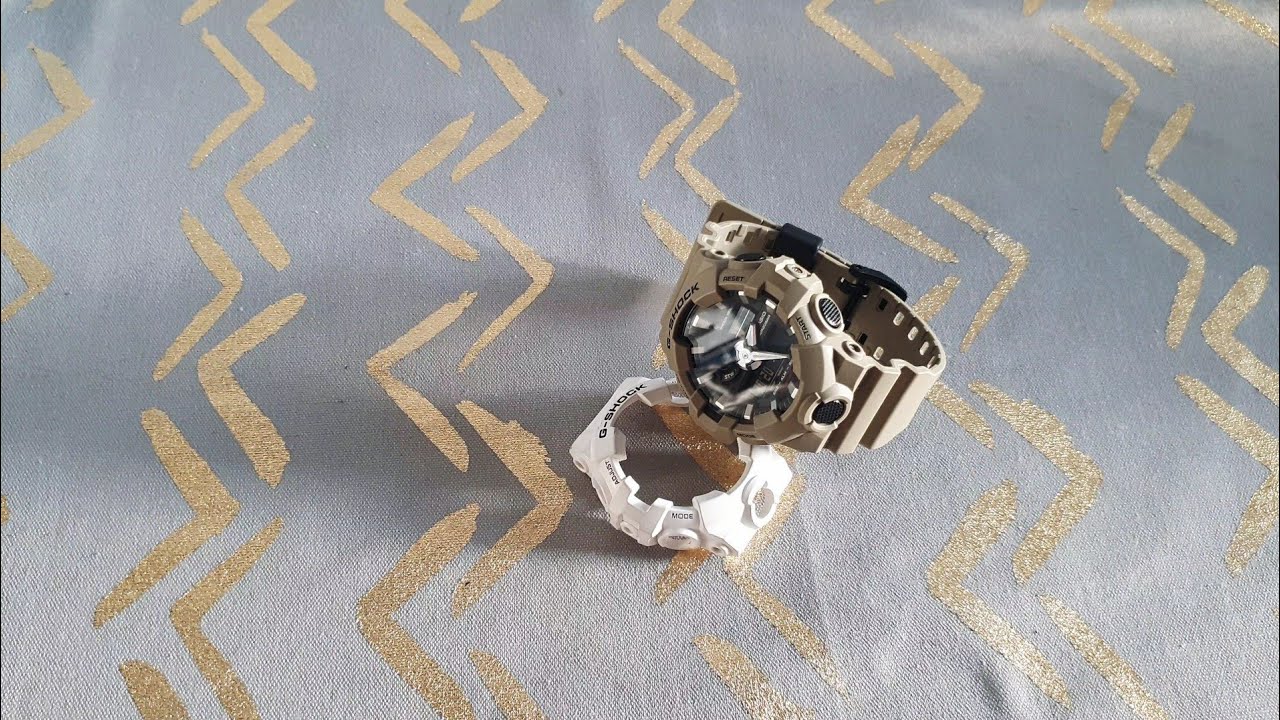 Jak zmienić bezel i pasek Casio g-shock ga700 / How to change bezel and strap on g-shock ga700 watch